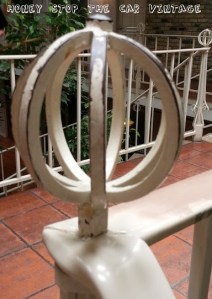 Love the wear of the paint. I could detect red in one of the layers. 